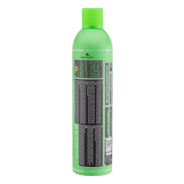 Bouteille Green Gaz Premium 2.0 enrichie en silicone de Nuprol 420ml - Vert